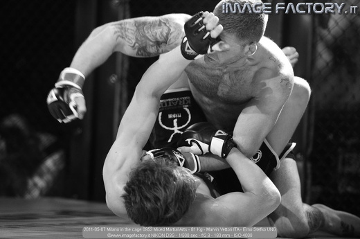 2011-05-07 Milano in the cage 0953 Mixed Martial Arts - 81 Kg - Marvin Vettori ITA - Erno Stefko UNG